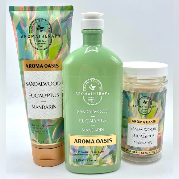 Bath & Body Works Bath & Body Bath Body Works Aromatherapy Aroma Oasis Sandalwood Eucalyptus